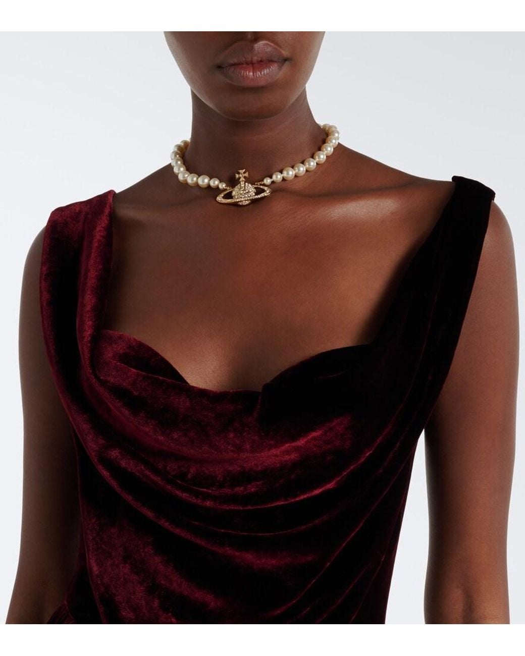 Vivienne Westwood Red Sunday Velvet Minidress