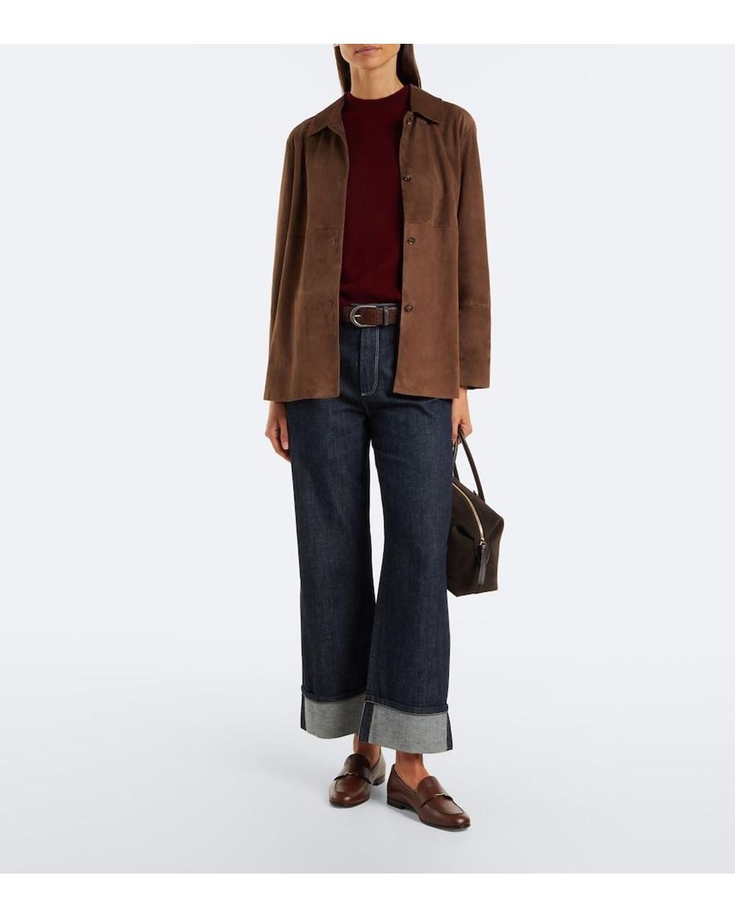 Max Mara Red Wool And Cashmere Sweater