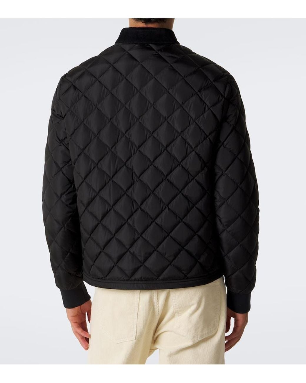Moncler Black Eclal Quilted Down Jacket for men