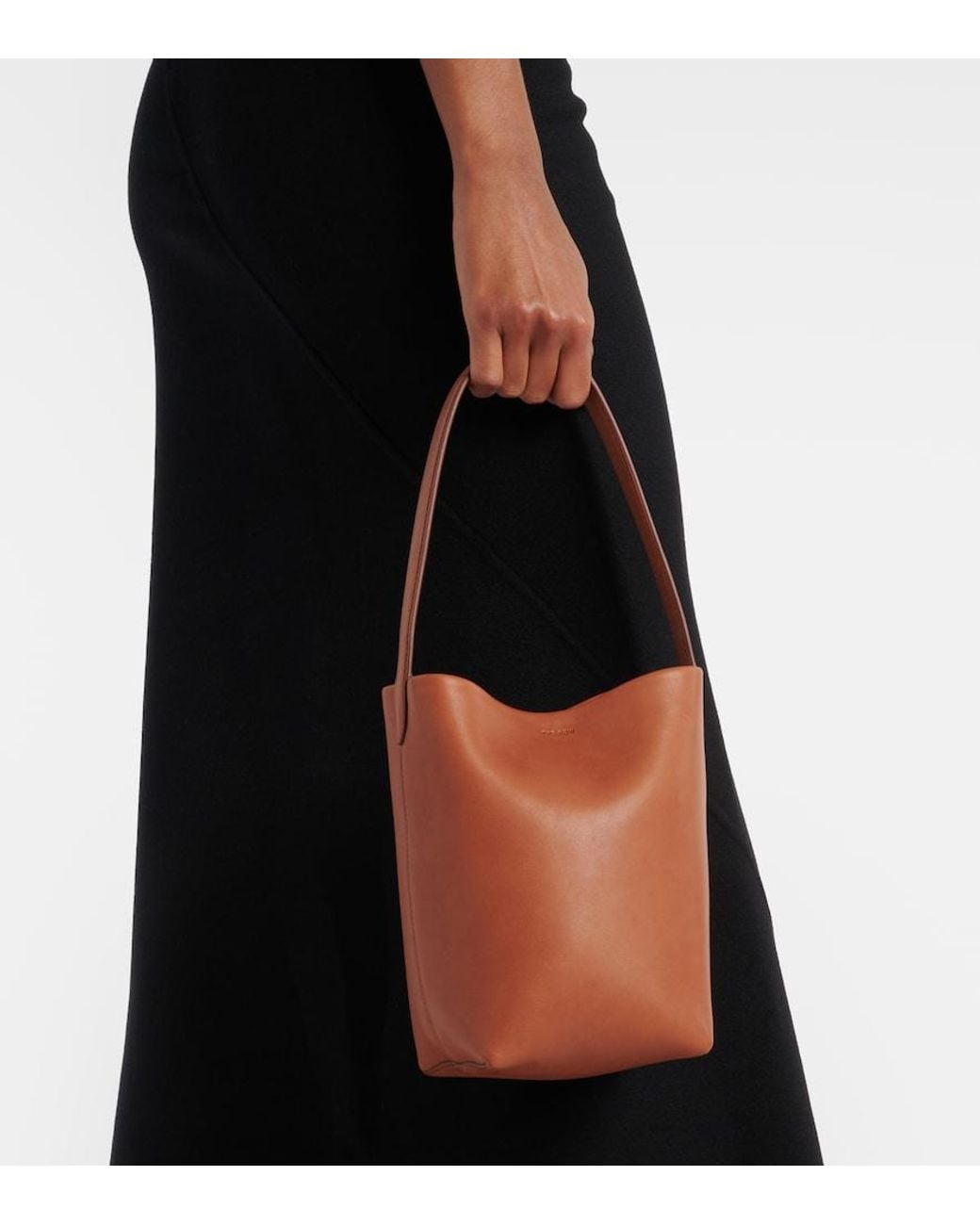 The Row Brown Tote Bag Park N/S Small Aus Leder