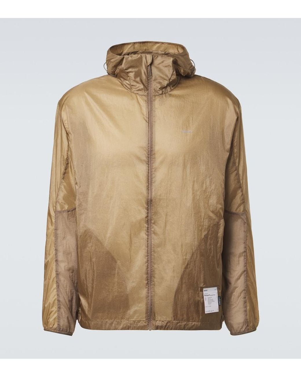 Giacca Con Cappuccio di Satisfy in Brown da Uomo