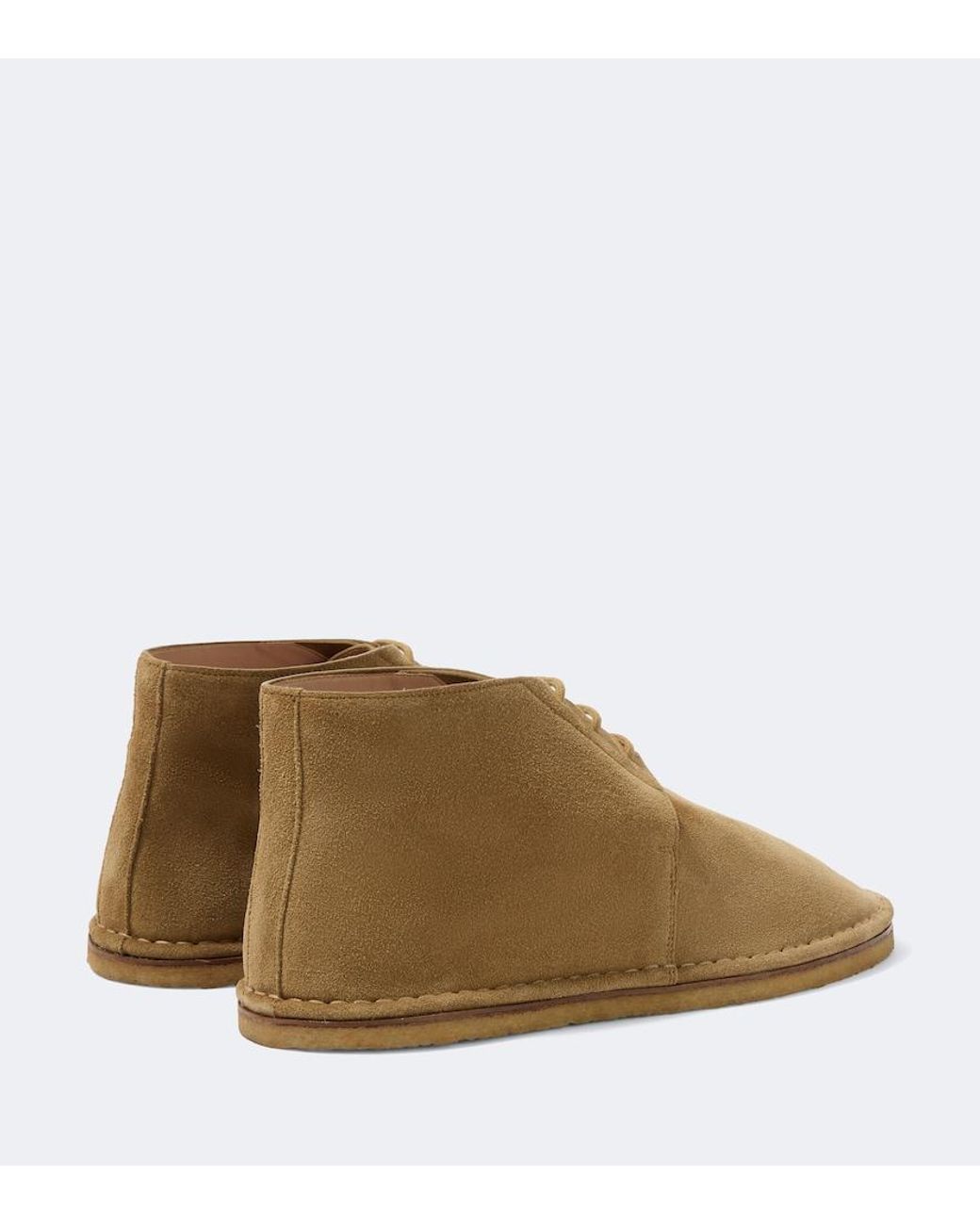 The Row Natural Nicola Suede Desert Boots for men