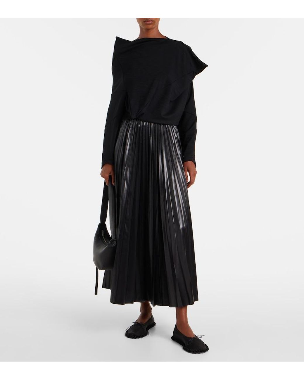 Gonna Lunga di Junya Watanabe in Black