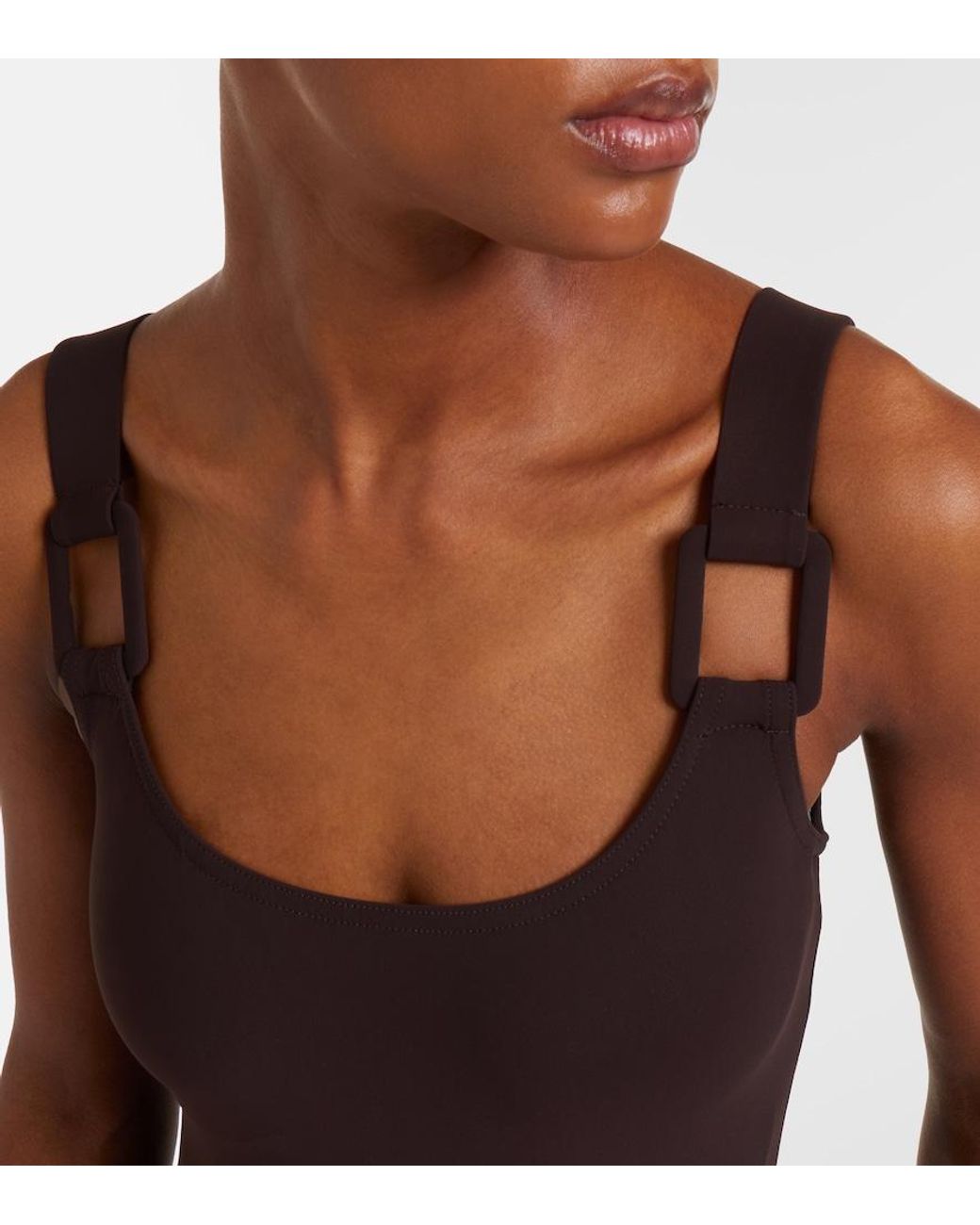 Karla Colletto Brown Juni Swimsuit