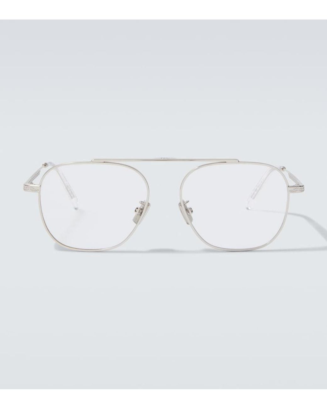 Dior Metallic Diorbotanicao S6U Aviator Glasses for men
