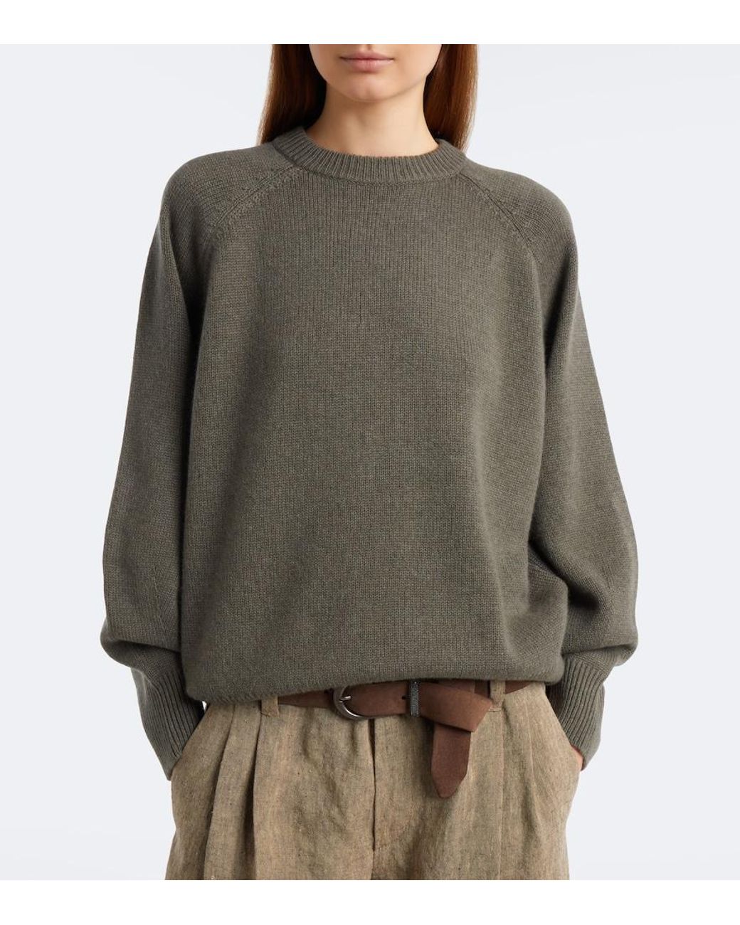 Pullover di Brunello Cucinelli in Green