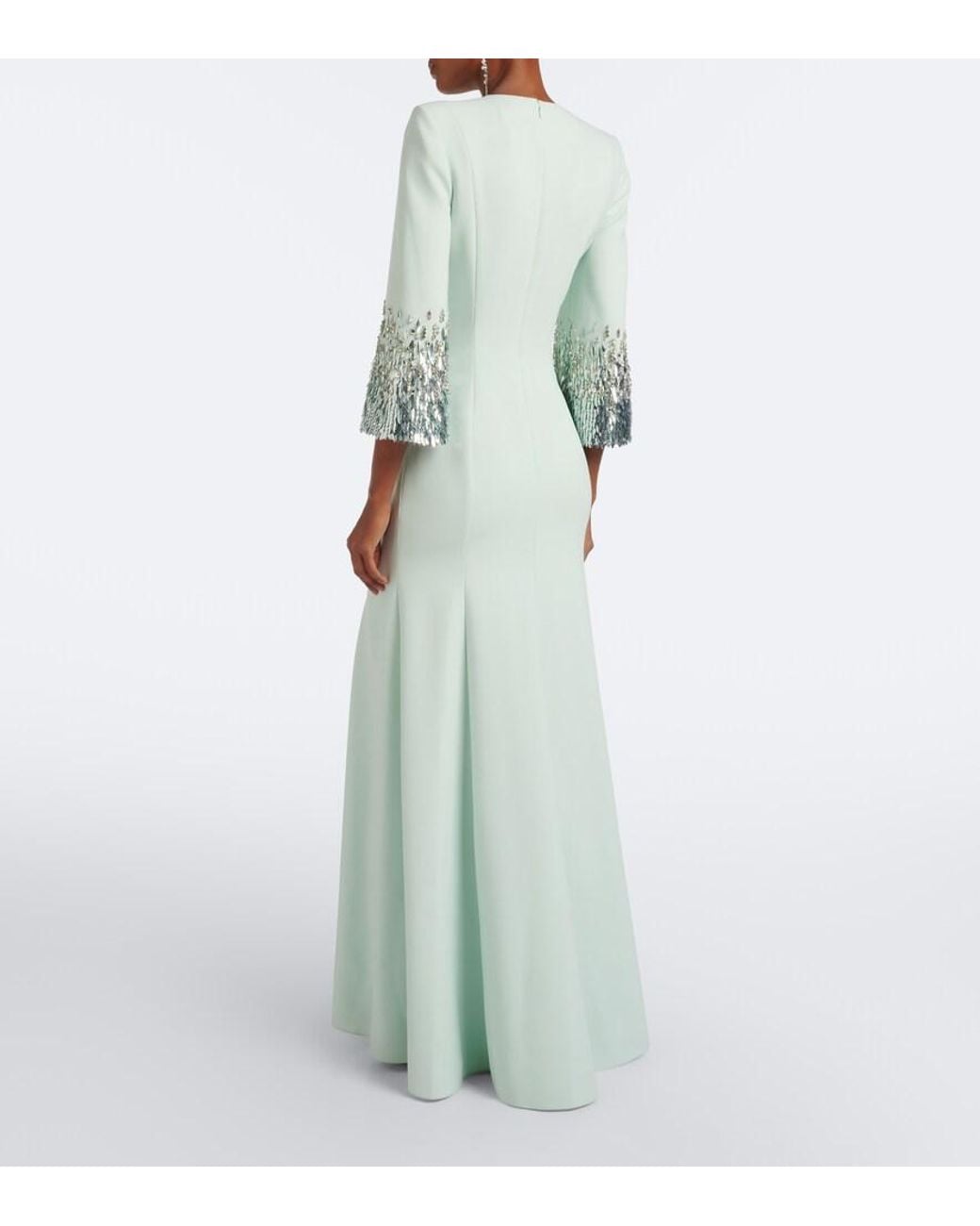 Jenny Packham White Anita Embellished Gown