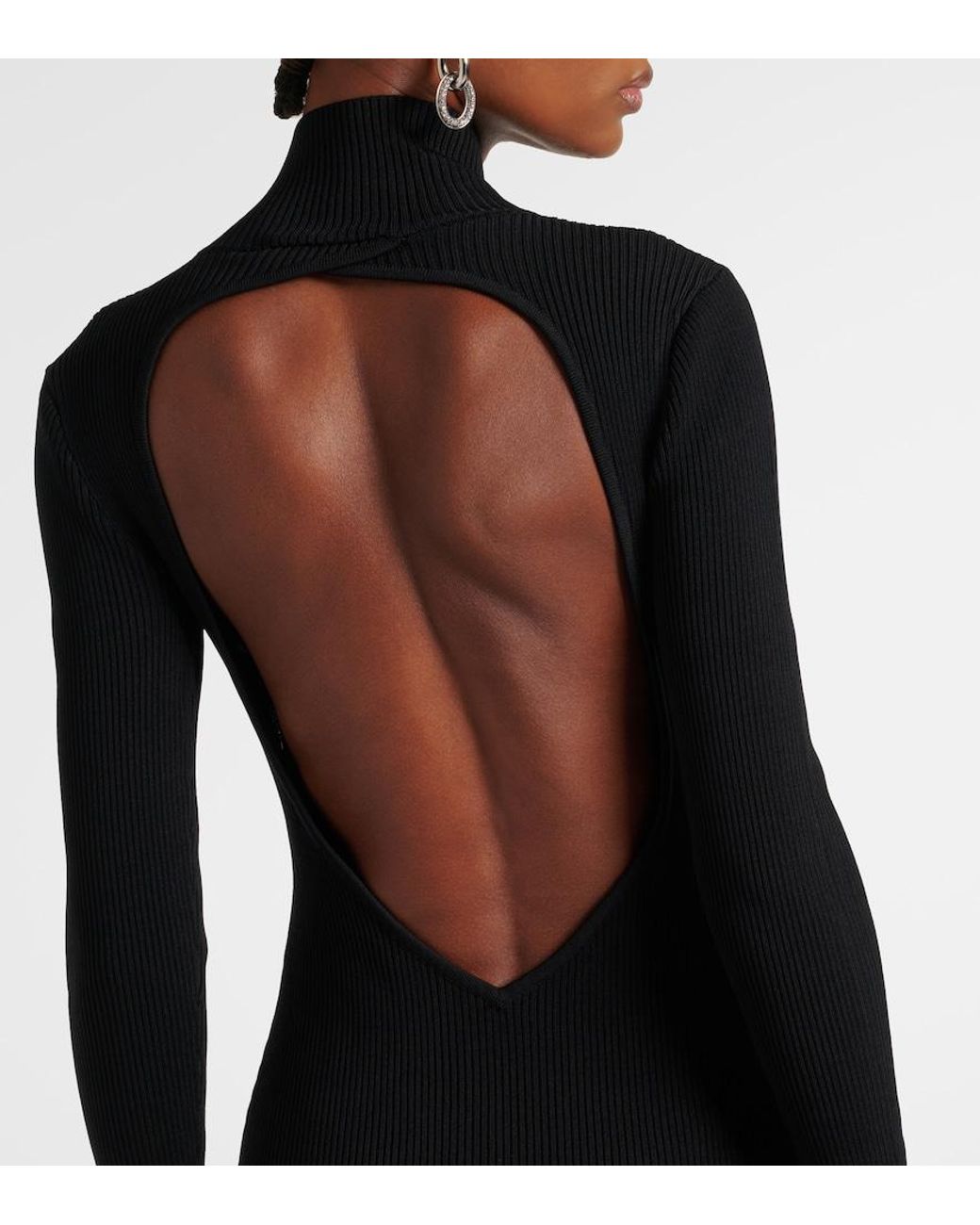 Staud Black Obsidian Maxi Dress