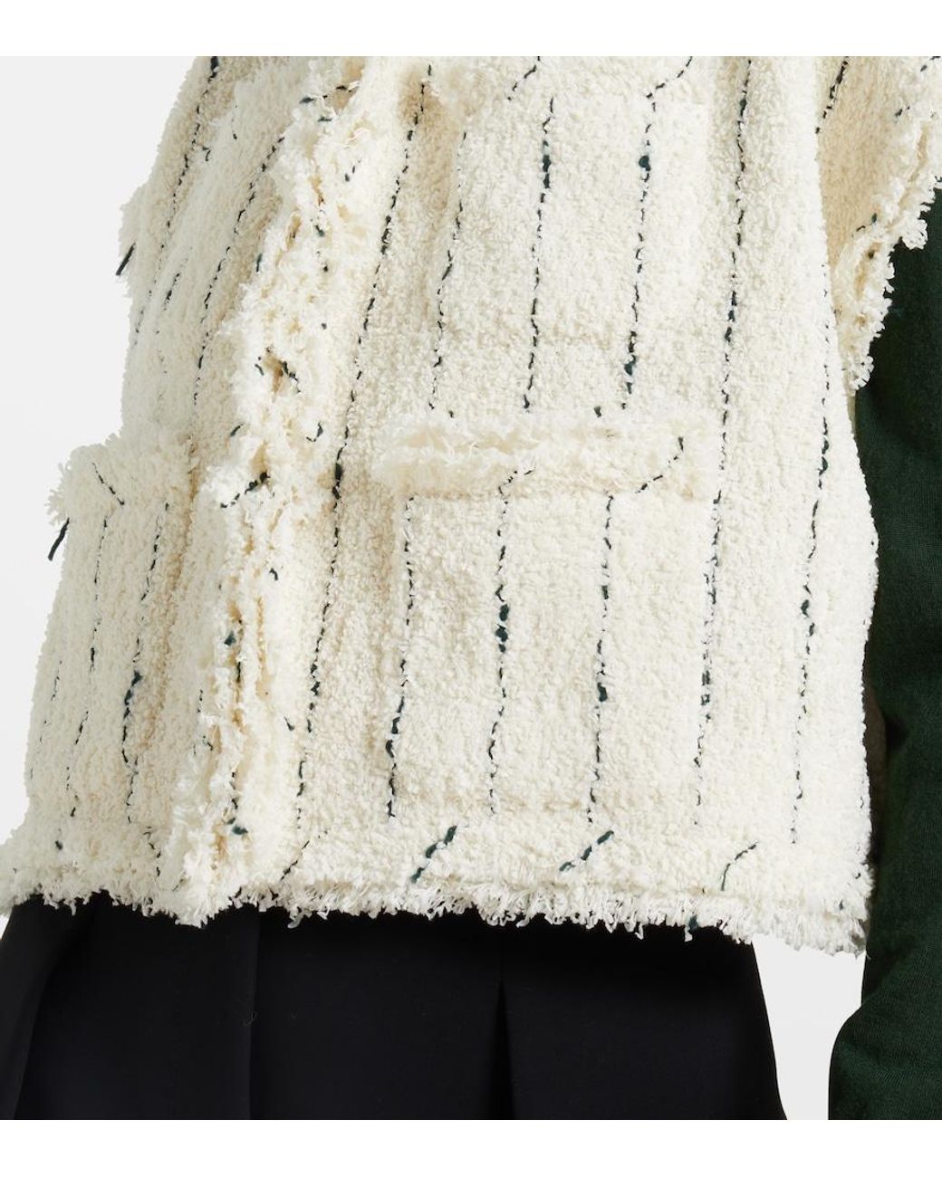Sacai Natural Tweed Vest