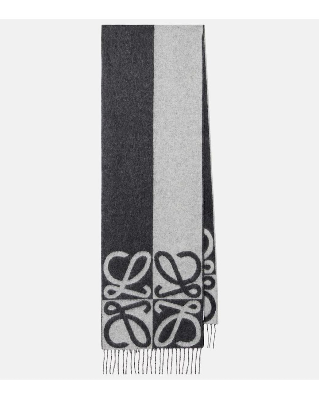 Sciarpa Anagram di Loewe in Gray