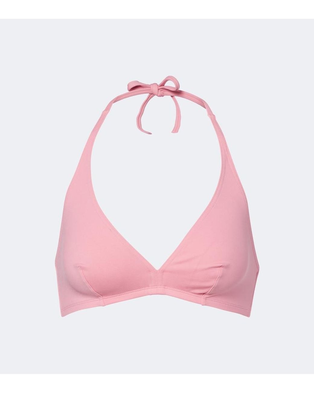 Eres Pink Gang Halterneck Bikini Top