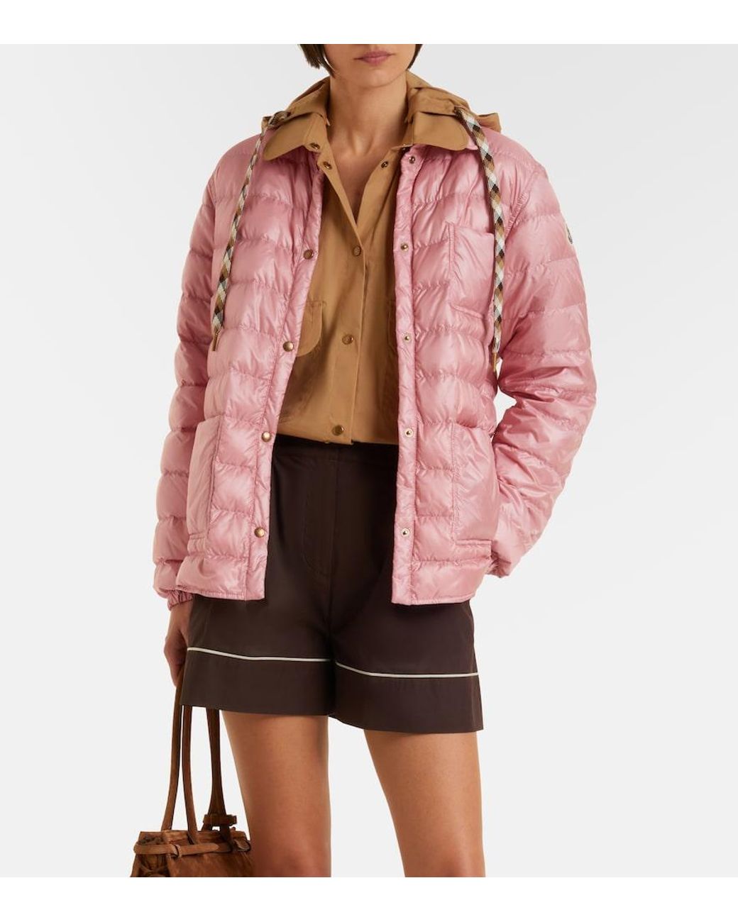 Moncler Pink Fouine Down Jacket