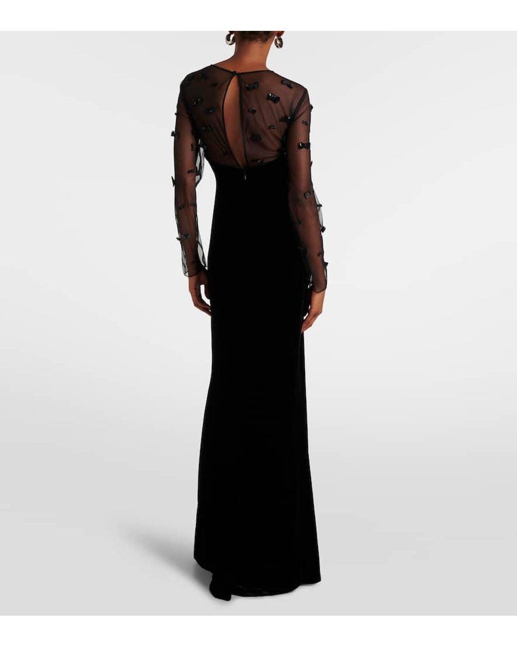 knee length dresses for ladies Urna mesh short dress Max Mara Marrone
