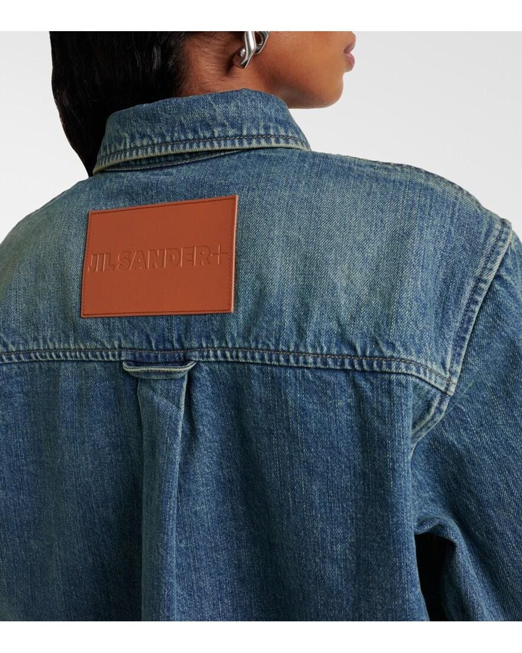 Jil Sander Blue Denim Overshirt
