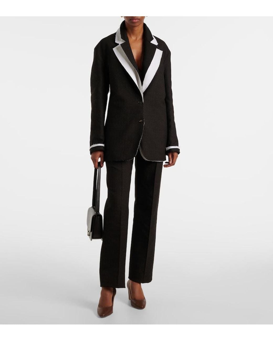 Manolo Blahnik Brown Sikotto 70 Leather Pumps