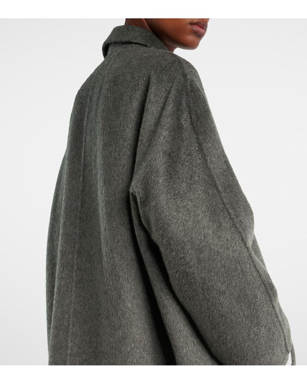 The Row Gray Gustaf Cashmere Coat