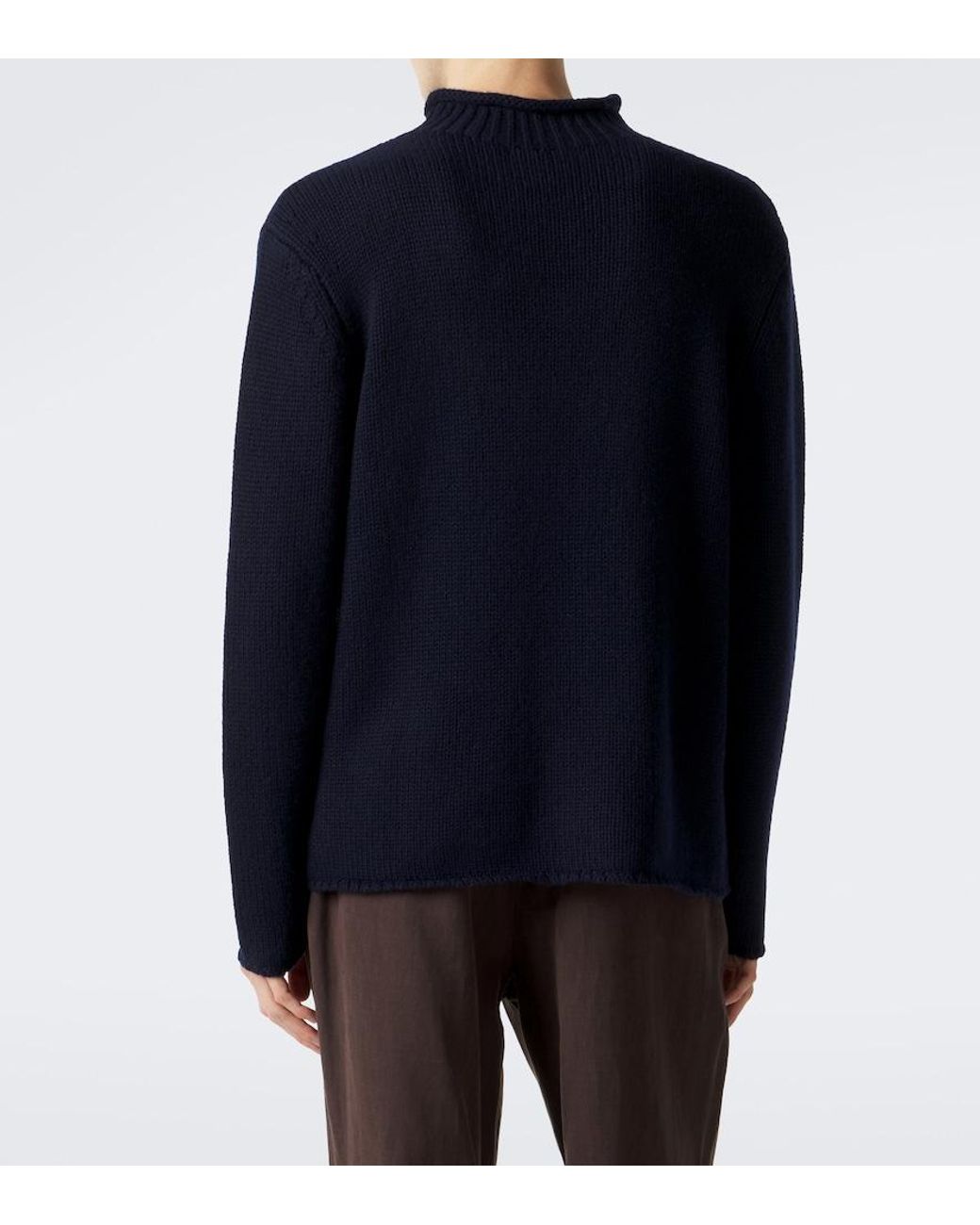 Lisa Yang Blue Sylvan Cashmere Sweater for men