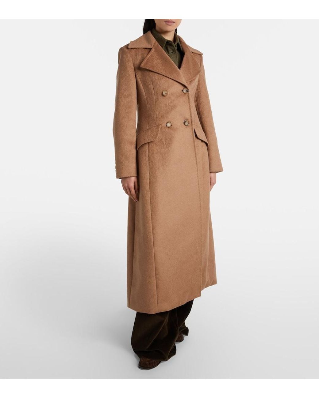 Max Mara Natural Lepanto Camel Hair Coat
