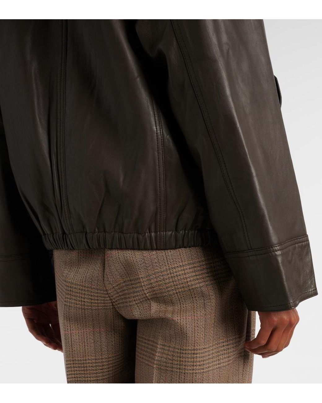 Rohe Brown Leather Jacket