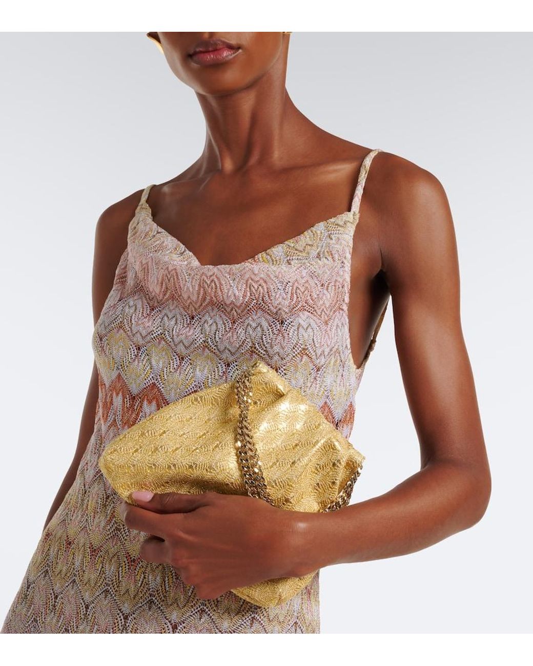 Borsa A Mano Mini di Missoni in Yellow