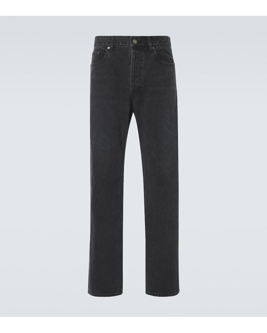 Jeans Rectos Saint Laurent de hombre de color Gray