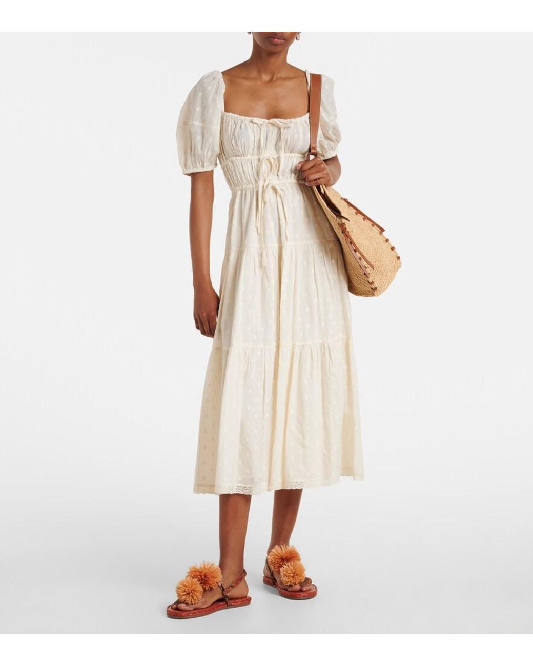 Ulla Johnson Brown Ingrid Leather-Trimmed Espadrilles
