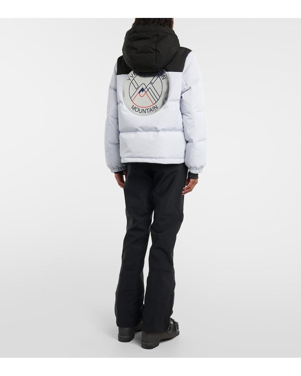 Yves Salomon Black Down Ski Jacket