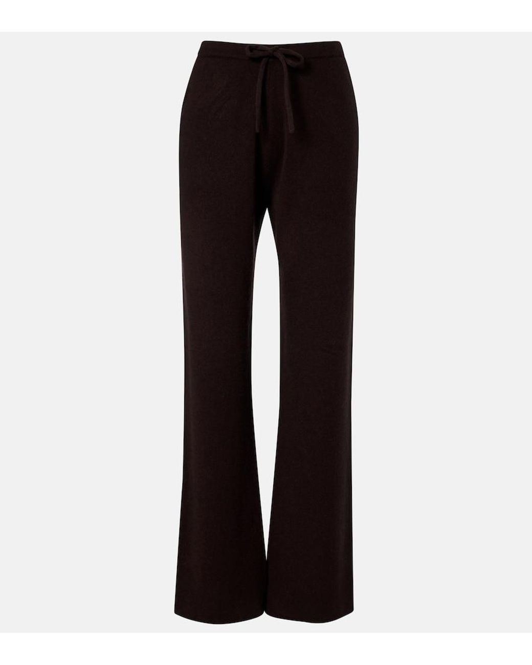 Extreme Cashmere Black Run Cashmere-Blend Sweatpants