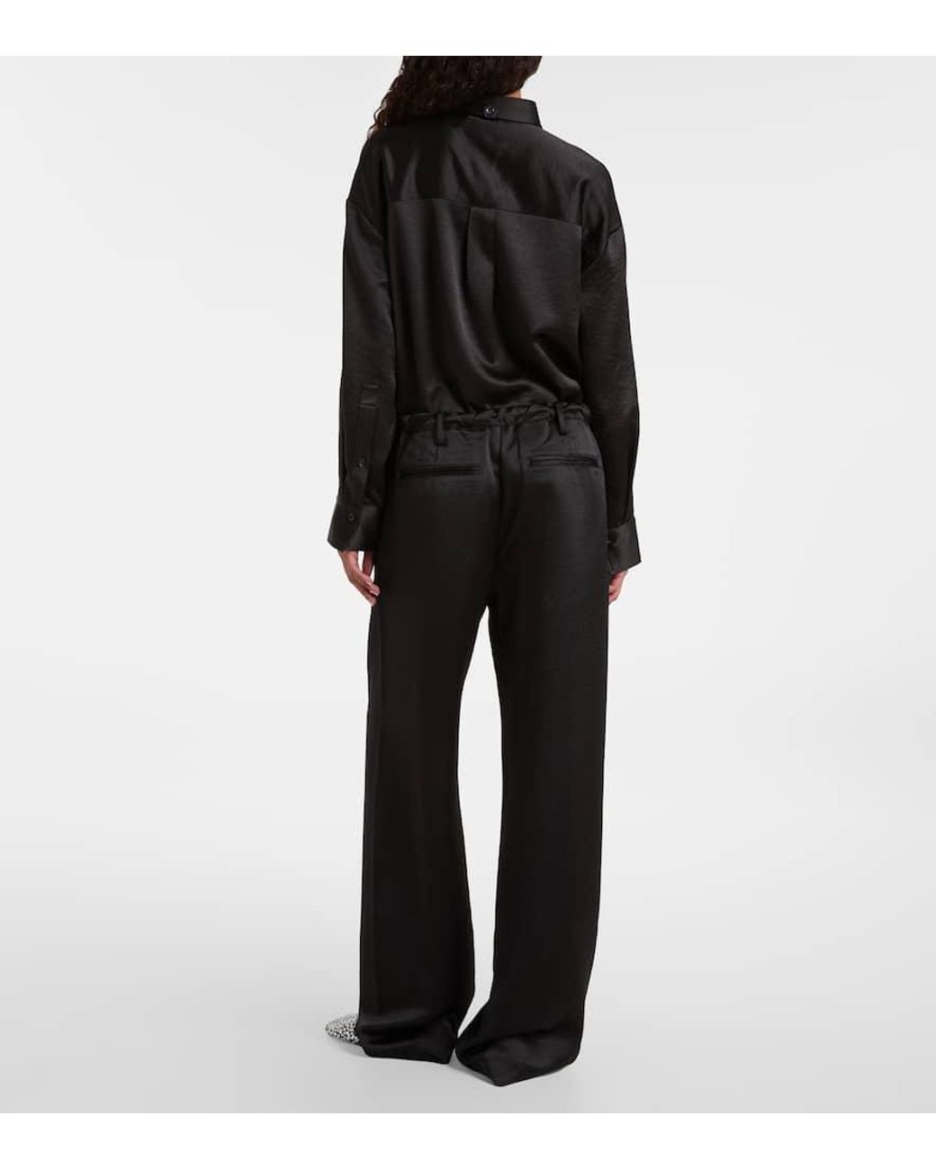 Proenza Schouler Blue Label Weite Hose Magnus Aus Crepe