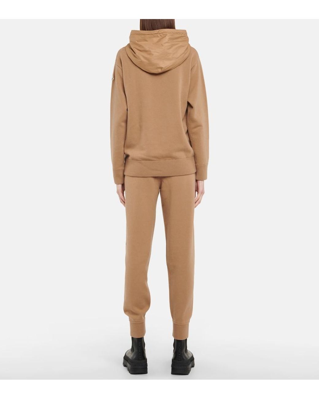 Moncler Brown Wool And Cashmere Hoodie