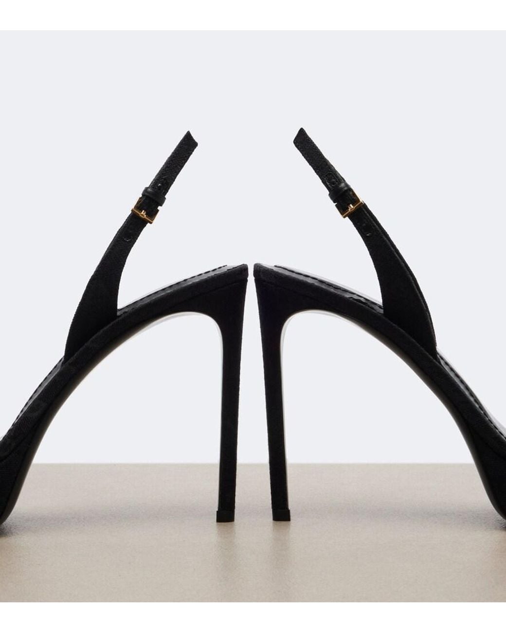 Gucci Black Donna Horsebit Slingback Sandals