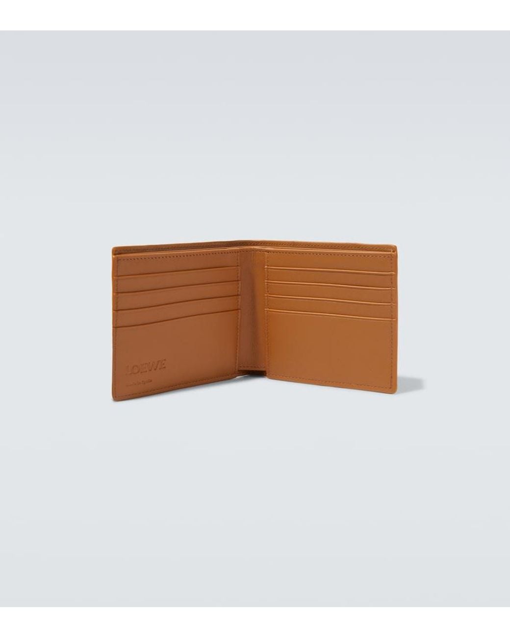 Loewe Brown Puzzle Leather Wallet for men