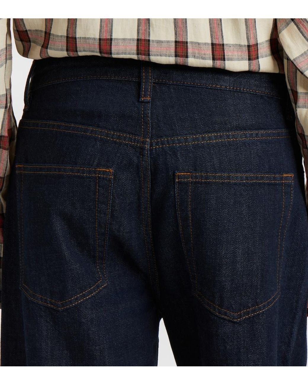 FRAME Blue The Off Duty Wide-Leg Jeans