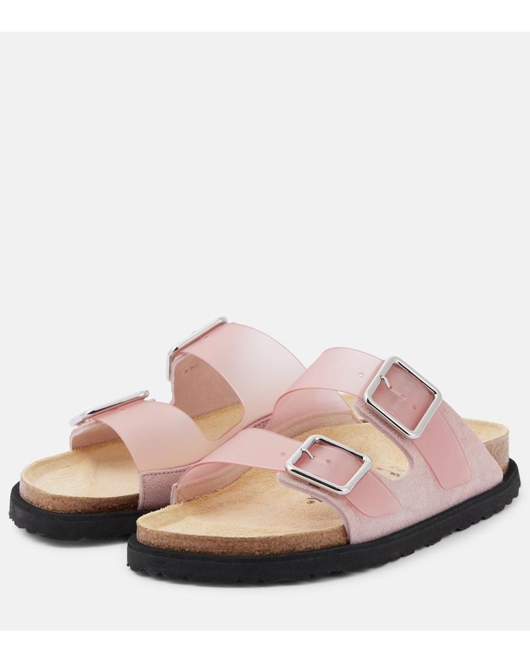 Birkenstock Pink Arizona Pvc Slide Sandals