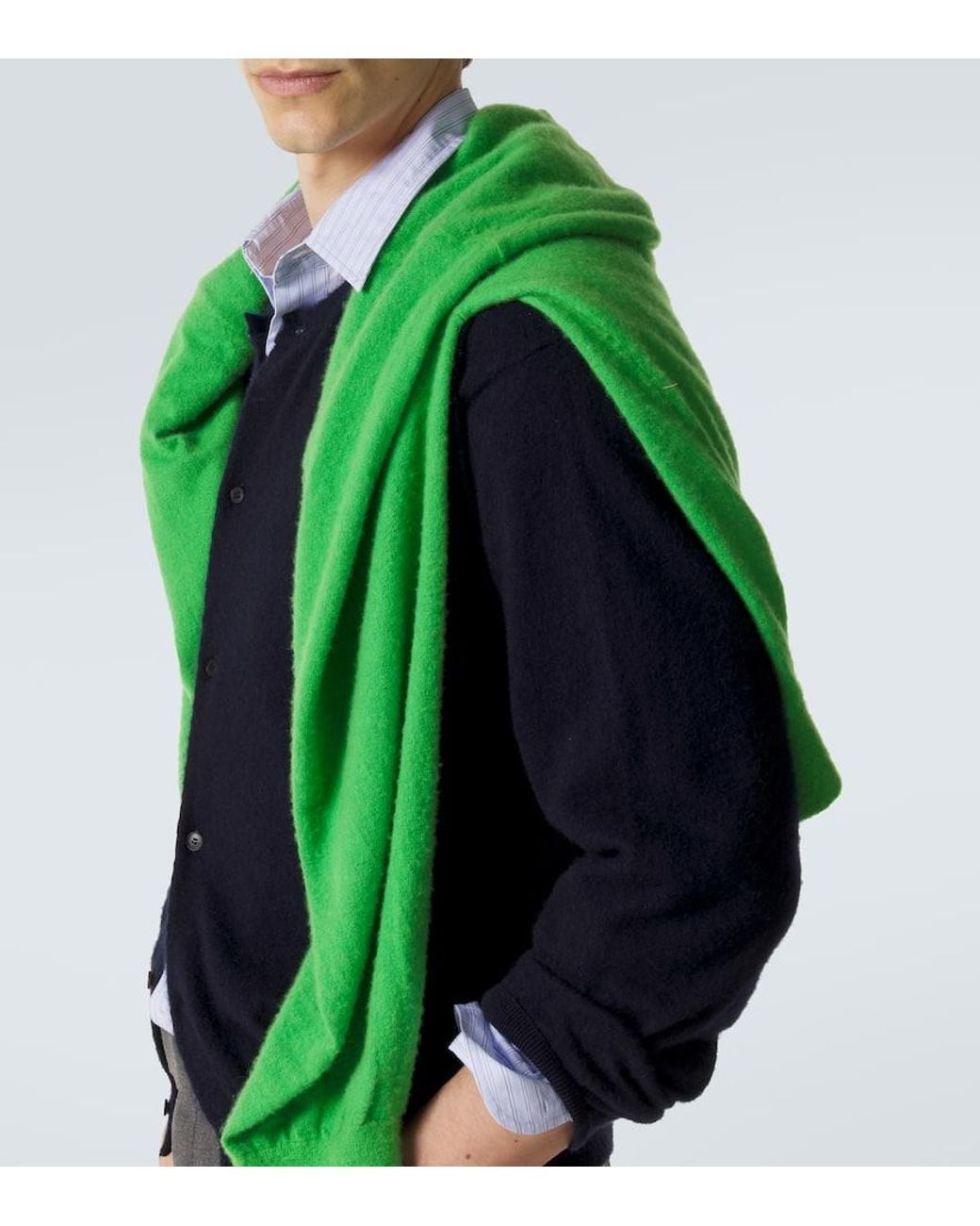 Cardigan di Auralee in Blue da Uomo