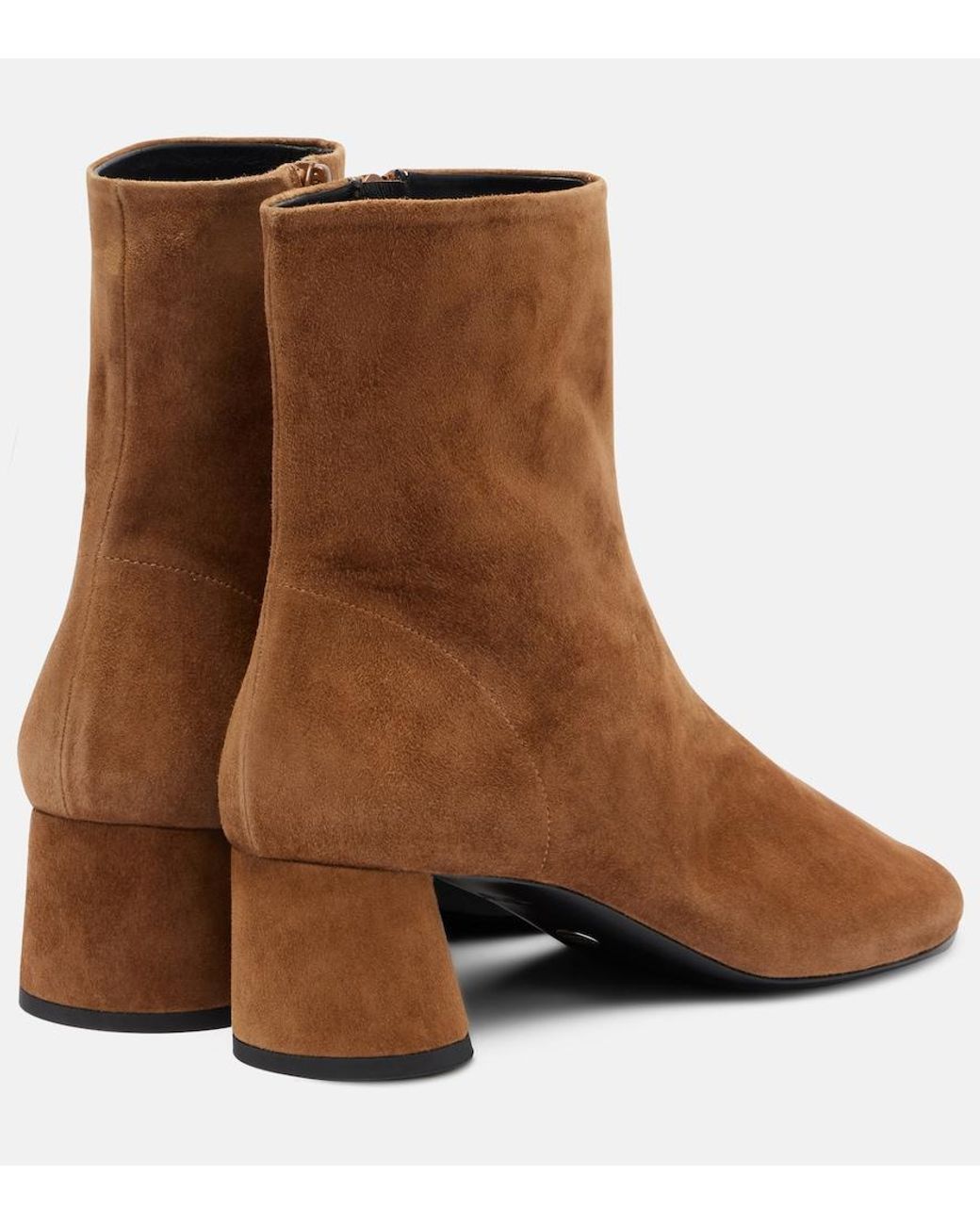 Proenza Schouler Brown Glove Suede Ankle Boots