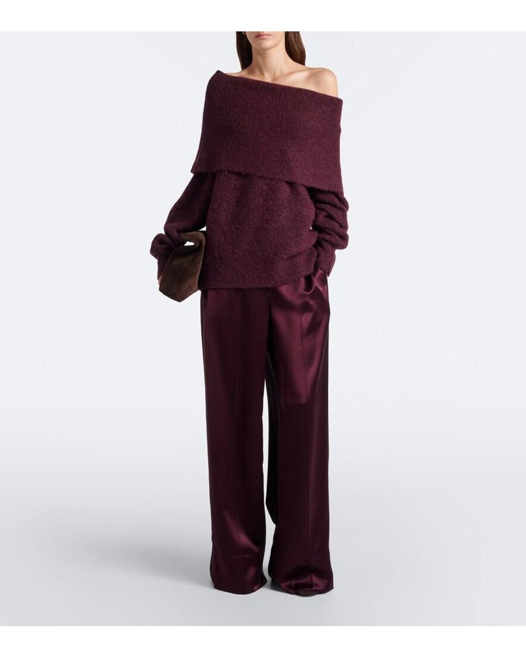 Joseph Purple Pullover Bee Aus Strick