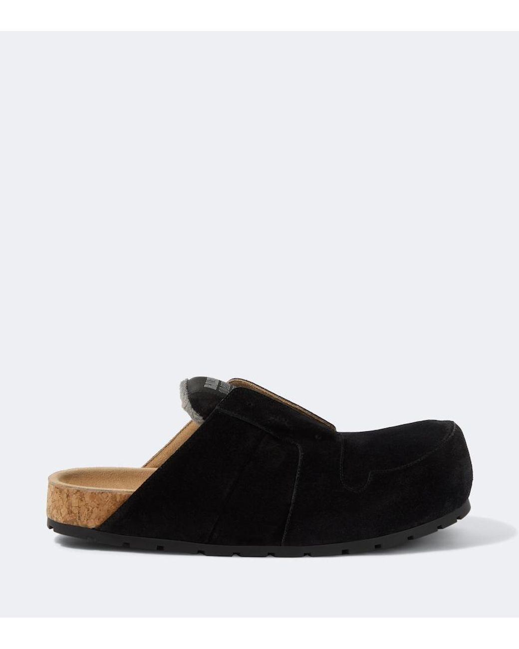 Balenciaga Black Dumbo Suede Slides for men