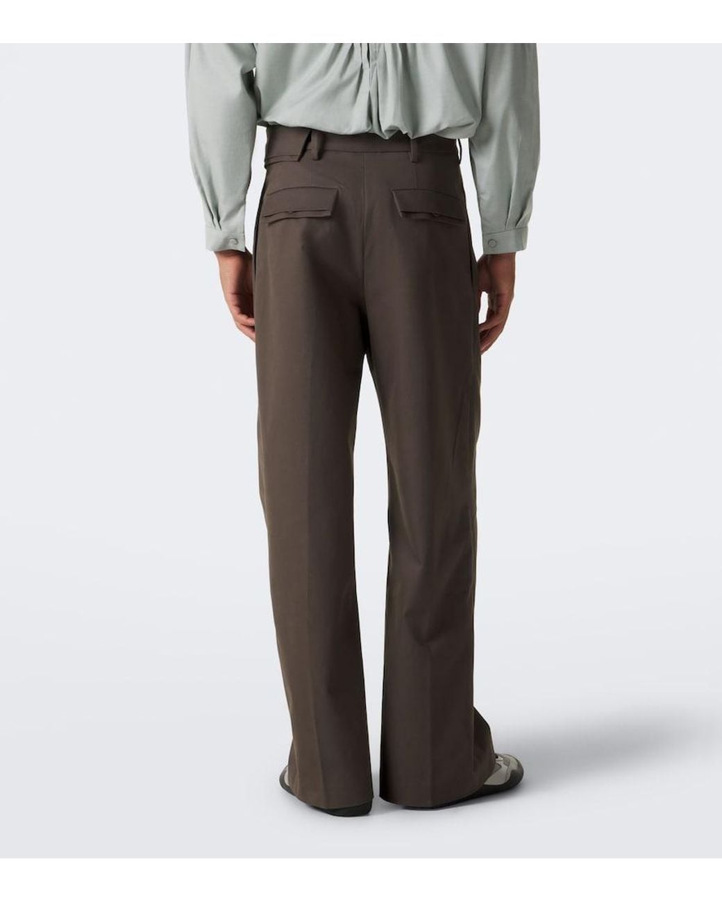 Kiko Kostadinov Brown Dieze Cotton Wide-Leg Pants for men