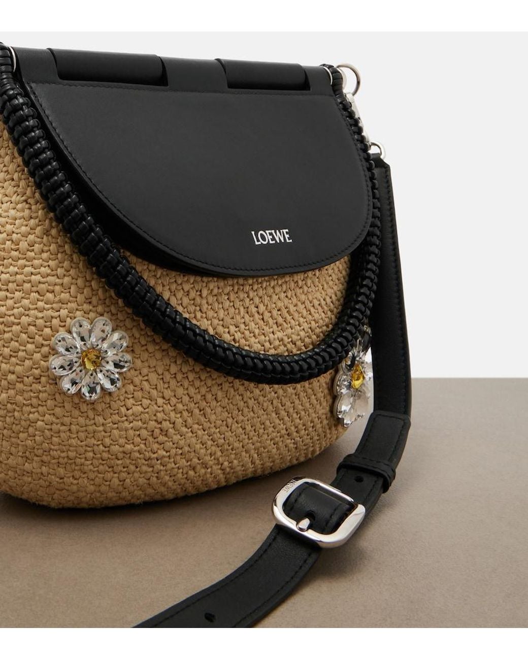 Loewe Black Paula's Ibiza Pescador Medium Top-Handle Bag