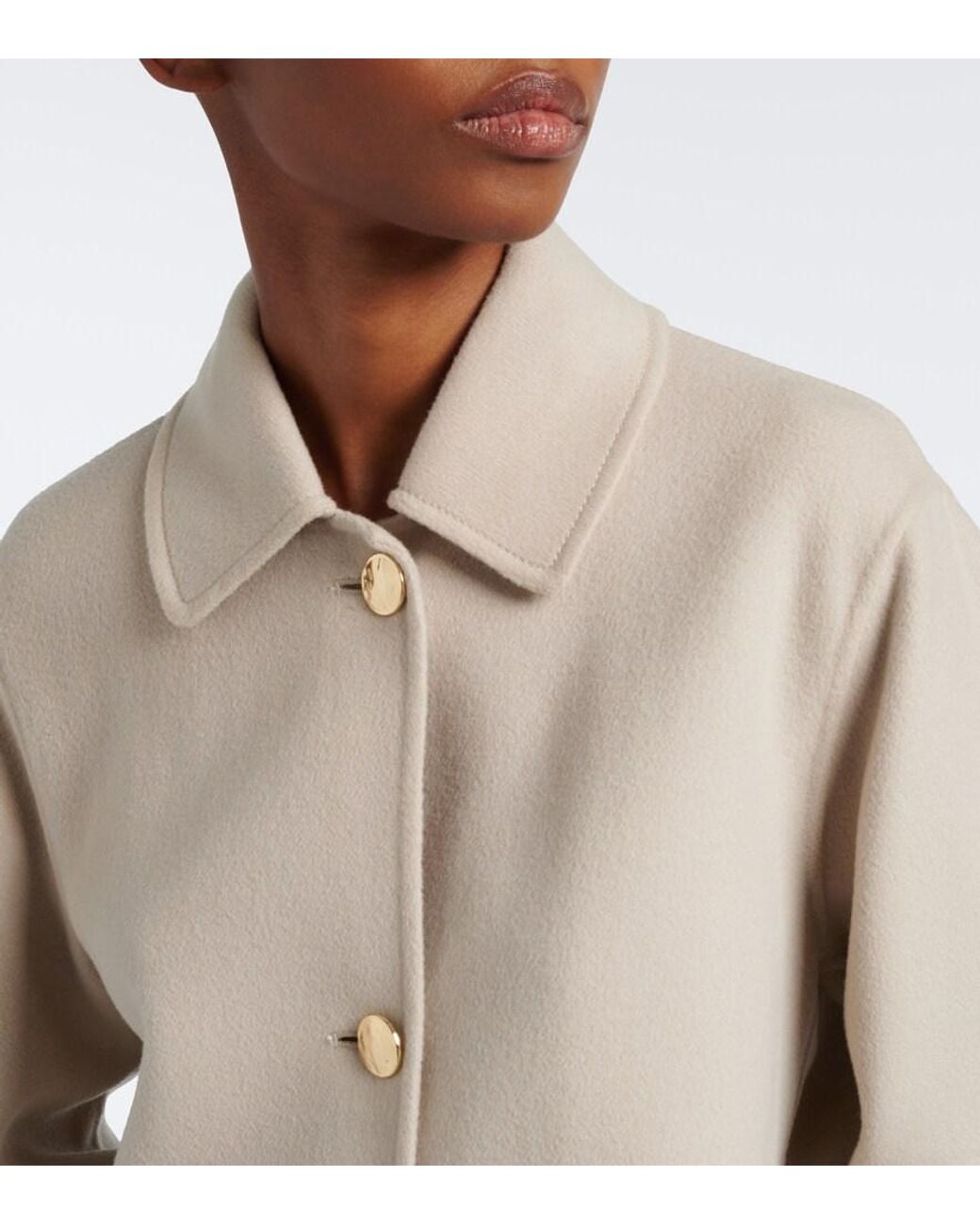 Max Mara Natural Virgin Wool Jacket