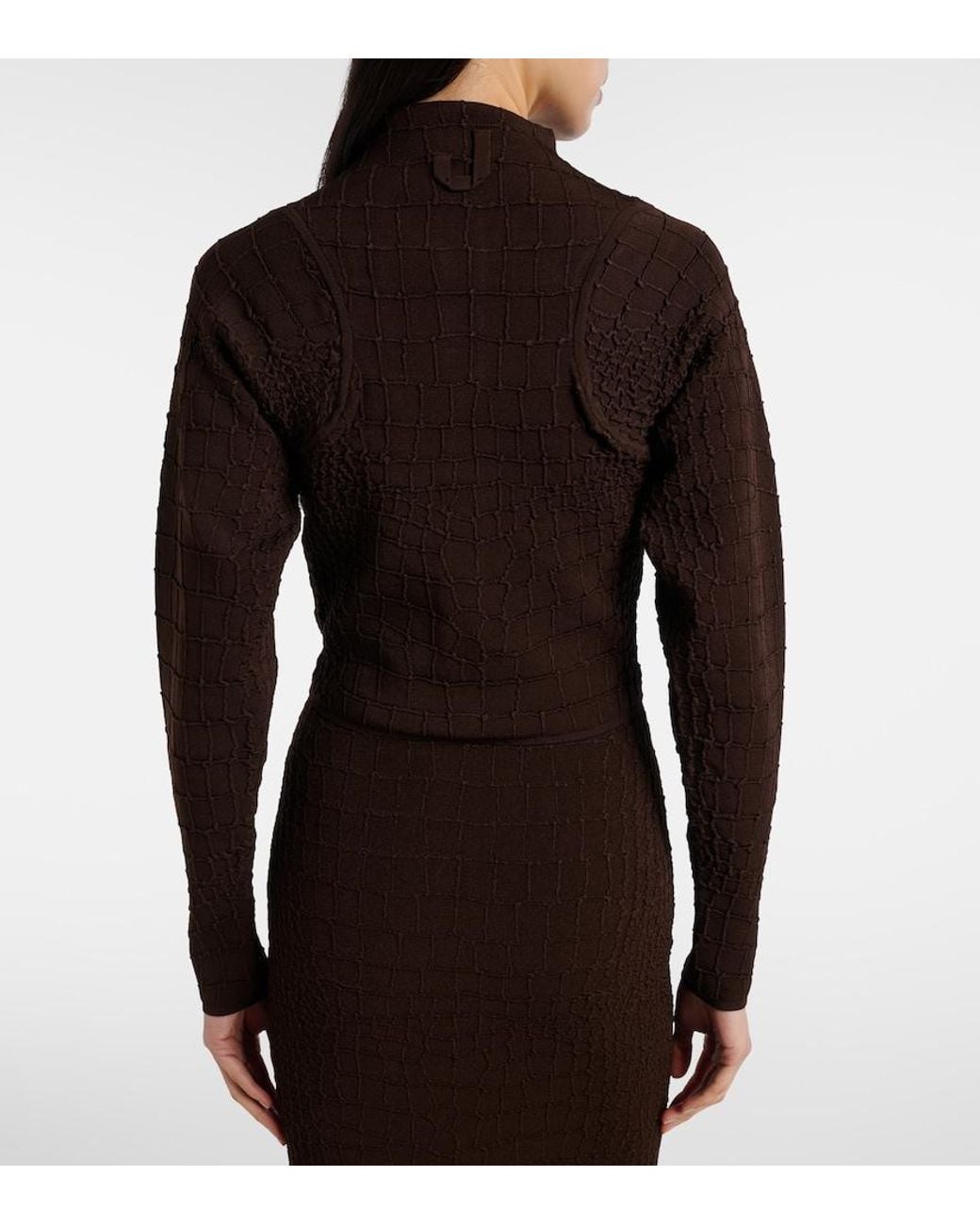 Jacquemus Black Cropped Cardigan