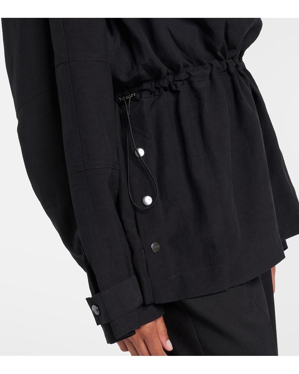 Rohe Black Half-Zip Jacket