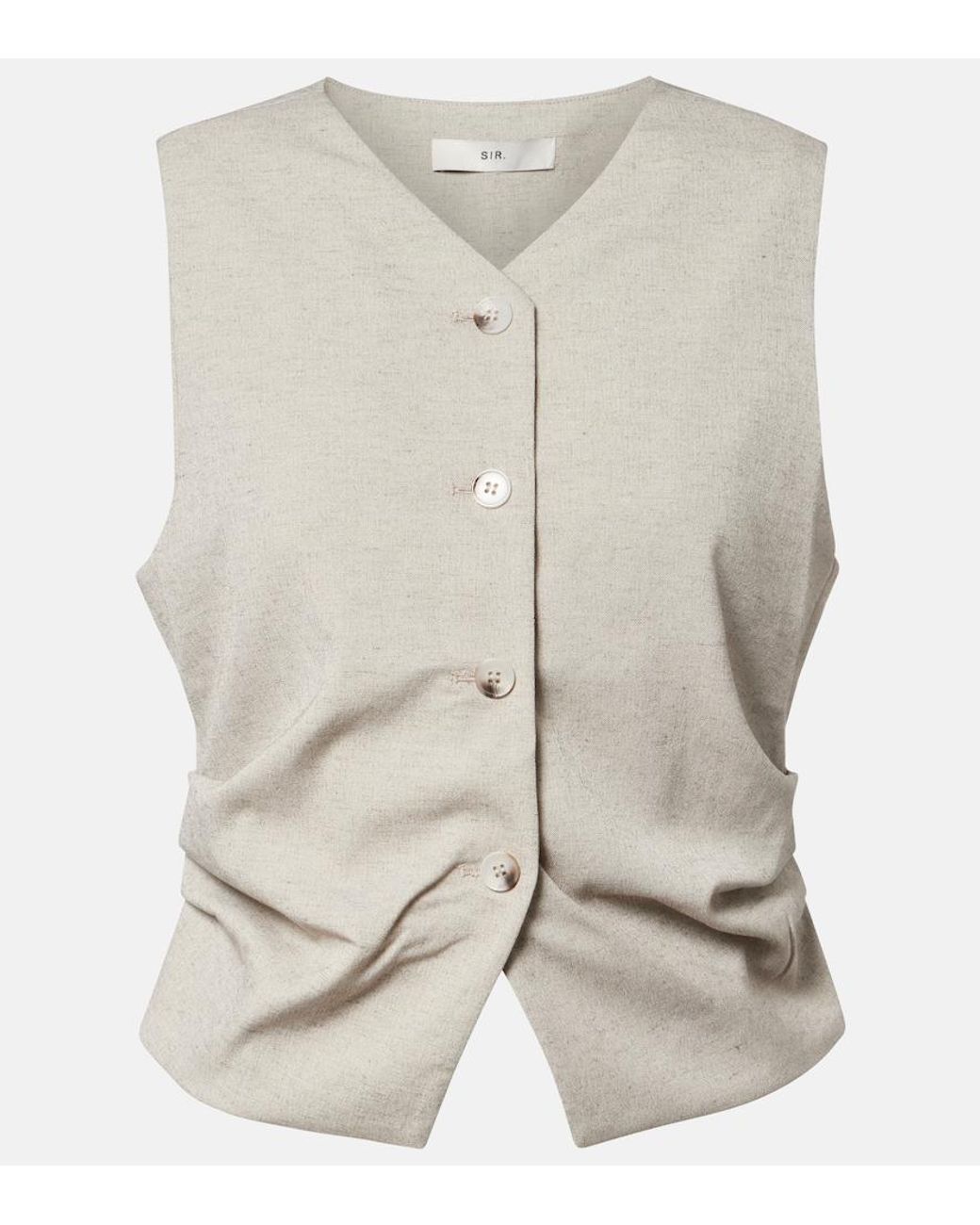 Sir Natural Leone Draped Vest