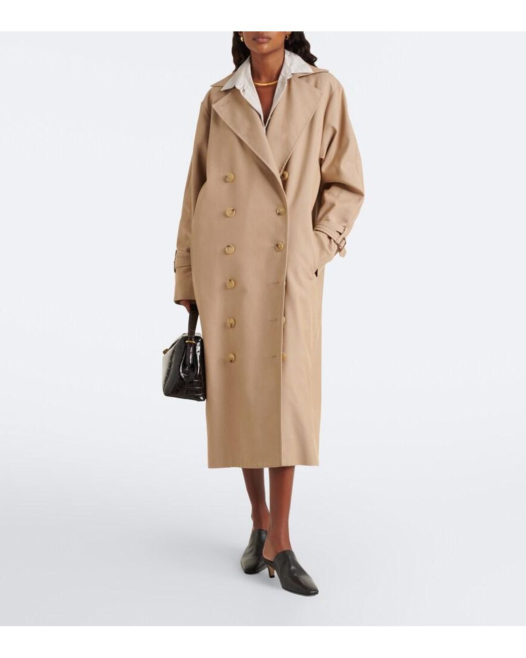 Totême Brown Leather Mules