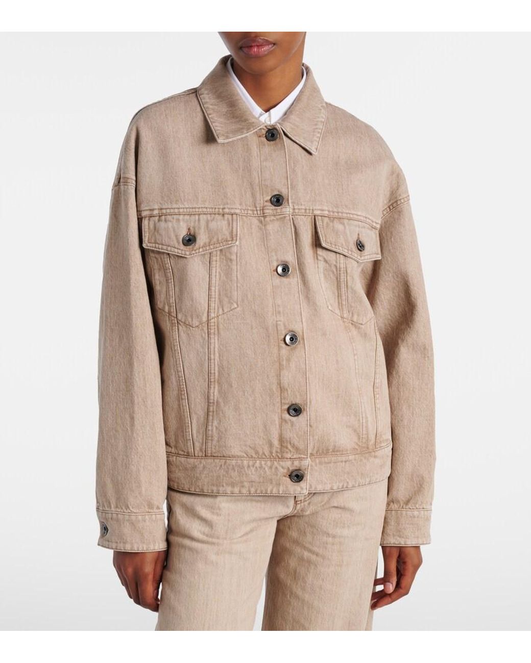 Brunello Cucinelli Natural Denim Jacket