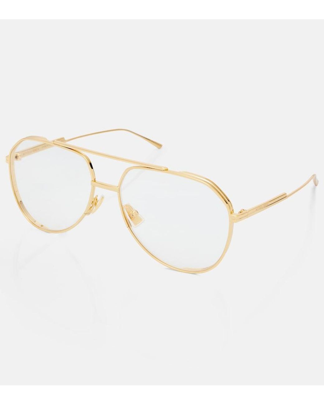 Bottega Veneta Multicolor Light Ribbon Aviator Glasses