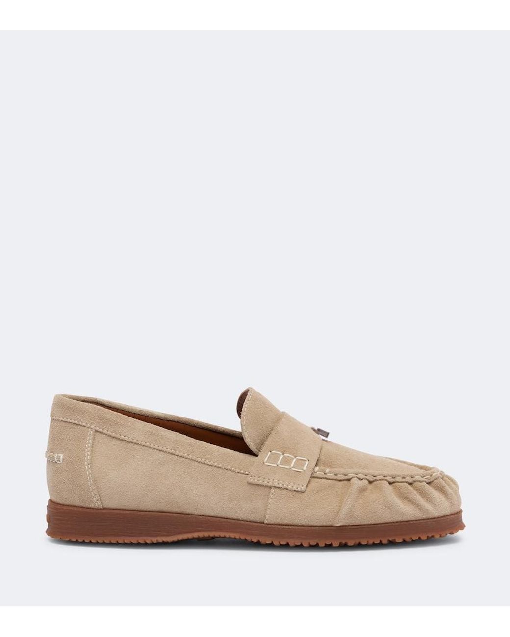 Hogan Natural H720 Suede Loafers