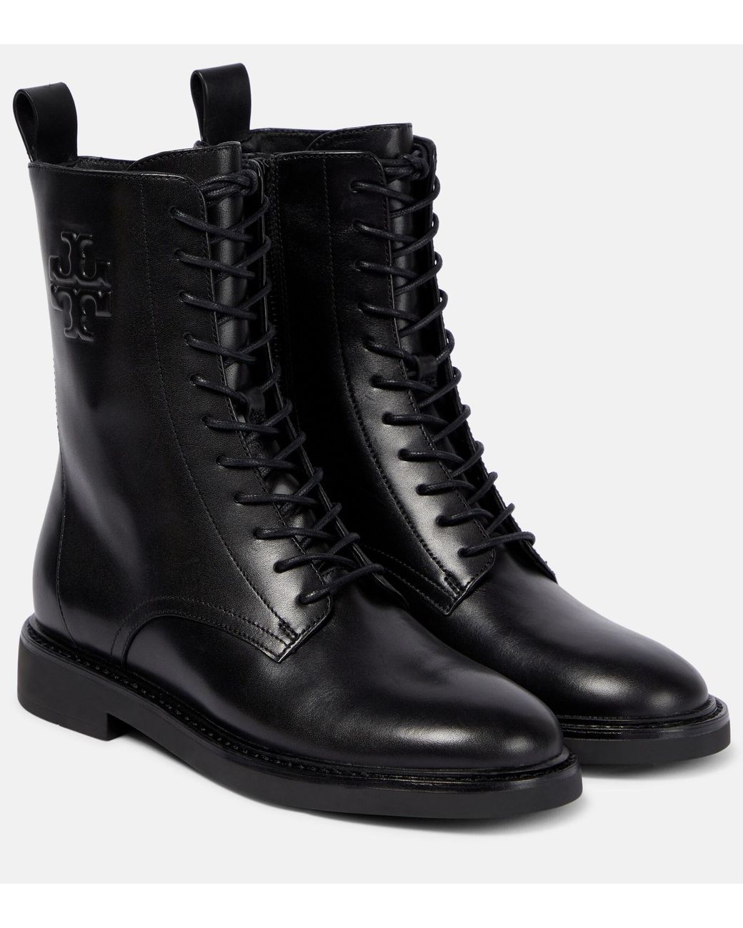 レザー★送料&関税込み★Tory Burch★DOUBLE T COMBAT BOOT Tory Burch 'Double T' combat boots | Women's Shoes | Vitkac