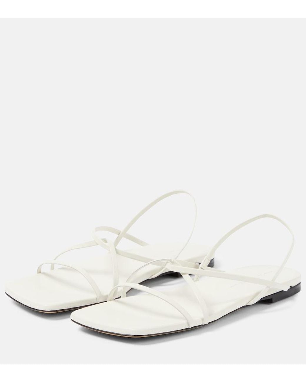 Proenza Schouler White Leather Sandals